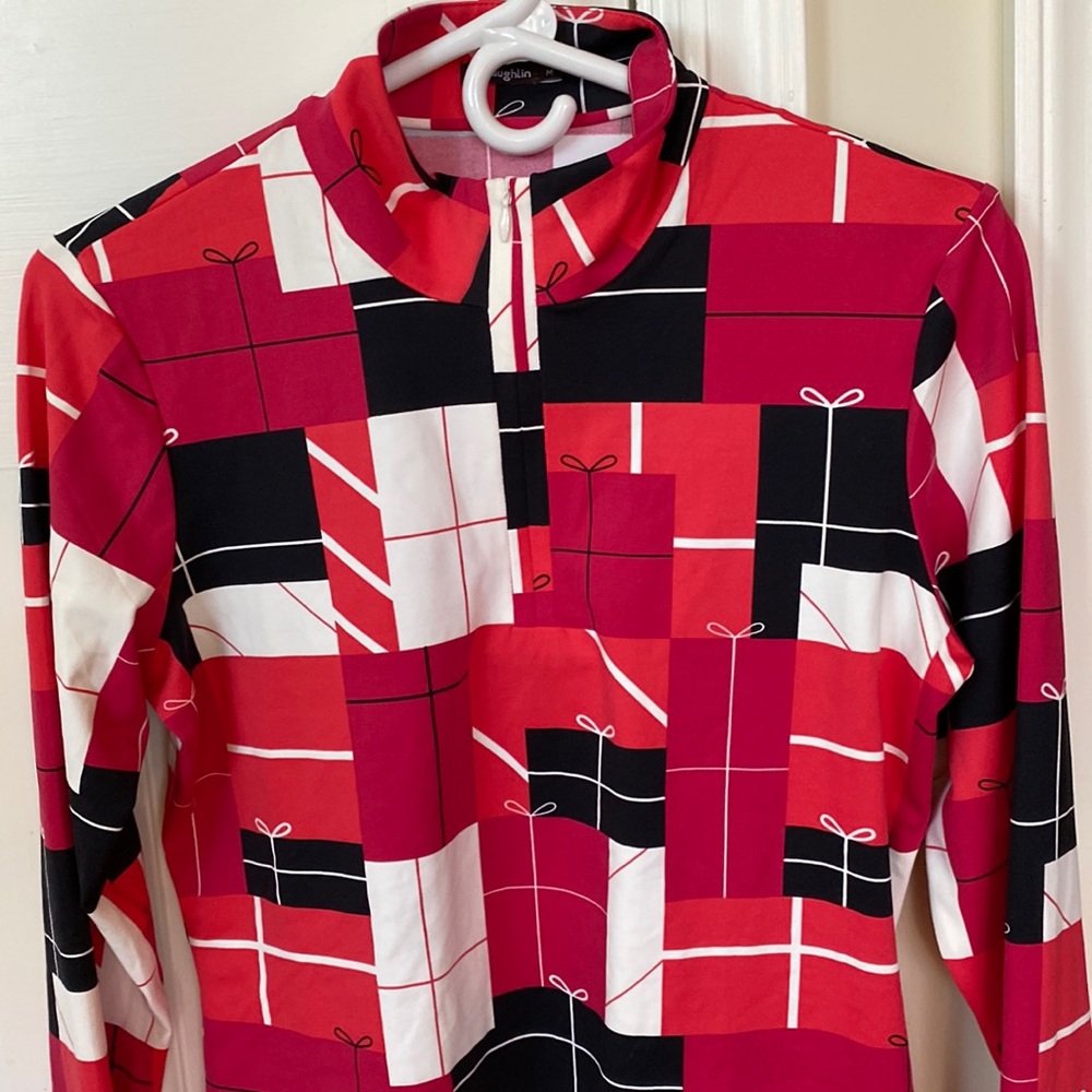 J.McLaughlin never worn/wash 1/4 zip long sleeve pull over